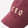 P. Terzini &Co.llaboration cap - bordeaux