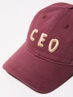 P. Terzini &Co.llaboration cap - bordeaux