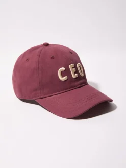 P. Terzini &Co.llaboration cap - bordeaux