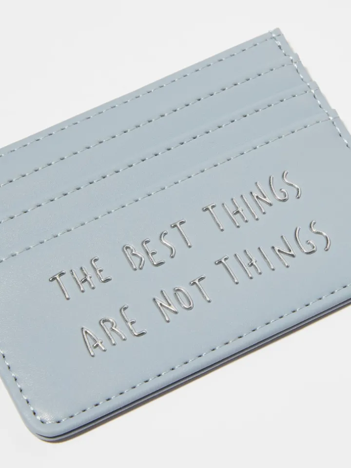 P. Terzini &Co.llaboration card holder - sky-blue