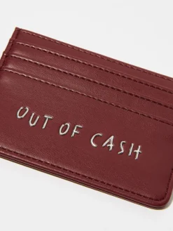 P. Terzini &Co.llaboration card holder - bordeaux