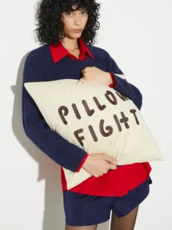 P. Terzini &Co.llaboration cushion - wool white