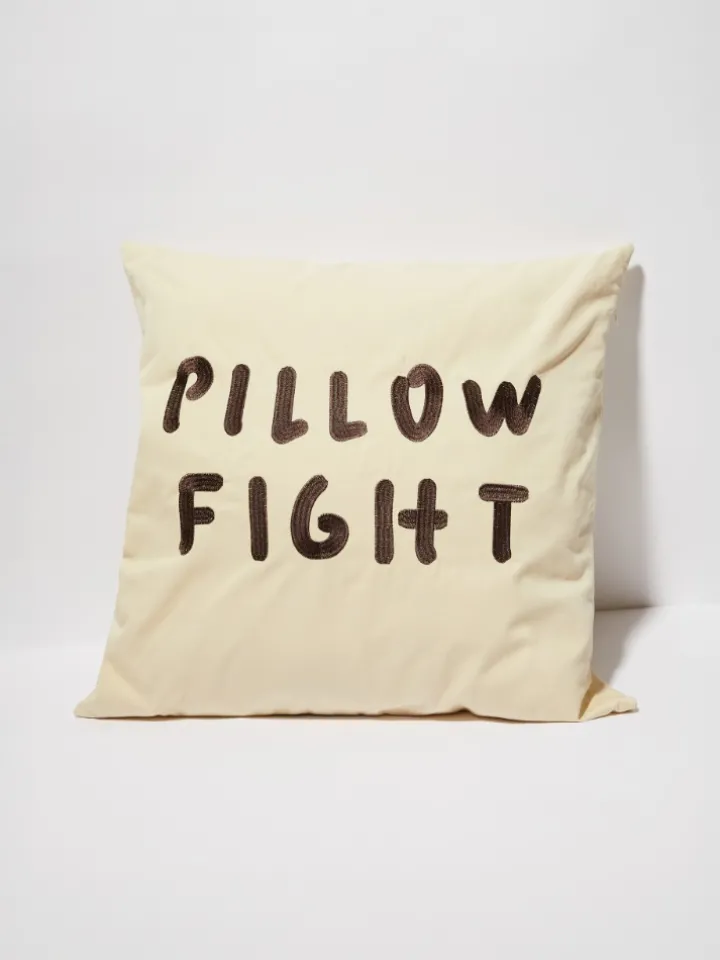 P. Terzini &Co.llaboration cushion - wool white