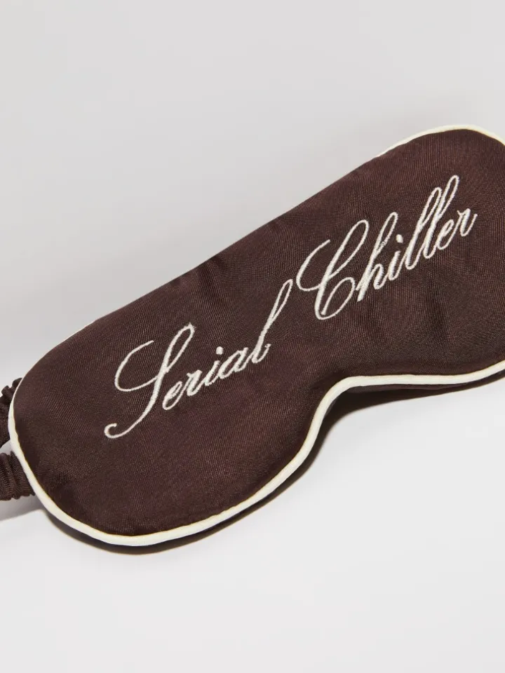 P. Terzini &Co.llaboration eye mask - aubergine