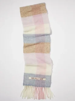 P. Terzini &Co.llaboration scarf - pink