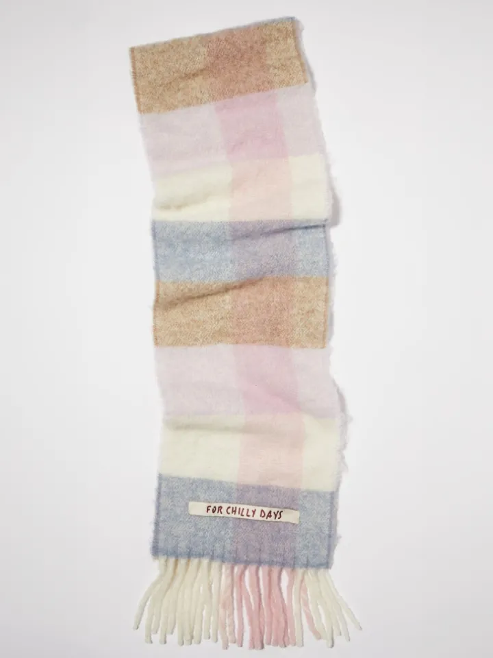 P. Terzini &Co.llaboration scarf - pink