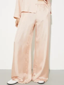 P. Terzini &Co.llaboration silk trousers - pink