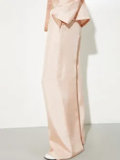 P. Terzini &Co.llaboration silk trousers - pink