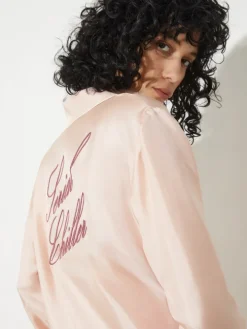 P. Terzini &Co.llaboration silk shirt - pink