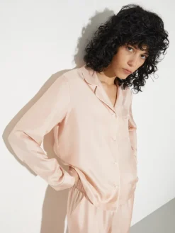 P. Terzini &Co.llaboration silk shirt - pink