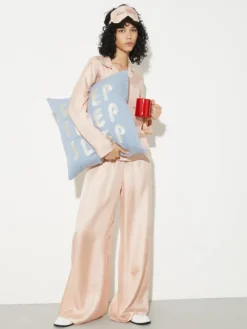 P. Terzini &Co.llaboration silk shirt - pink