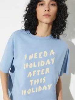 P. Terzini &Co.llaboration T-shirt - light blue