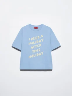 P. Terzini &Co.llaboration T-shirt - light blue
