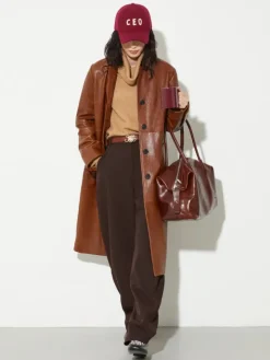 Pure cashmere polo neck - camel