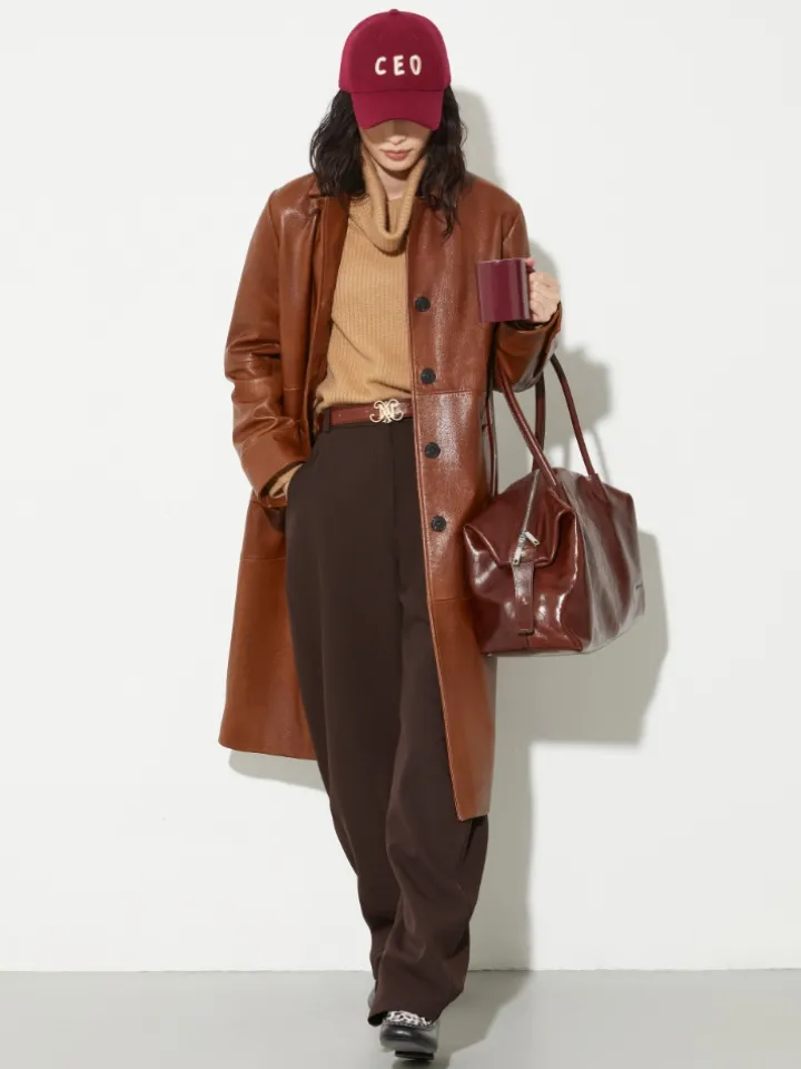 Pure cashmere polo neck - camel