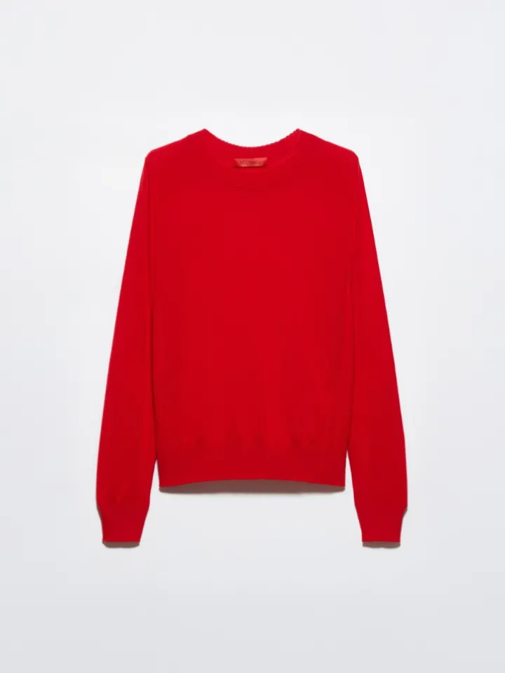 Pure merino wool sweater - red