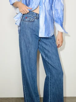 Re-Edit bootcut jeans - navy