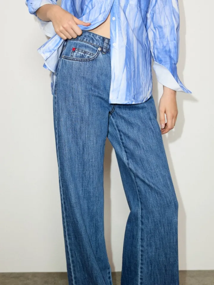 Re-Edit bootcut jeans - navy