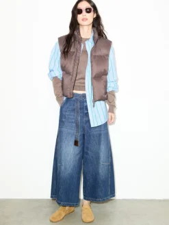 Re-Edit long Bermuda jeans - navy