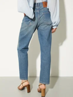 Re-Edit slim-leg jeans - navy