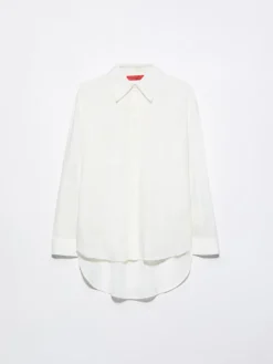 Relaxed-fit linen shirt - ivory
