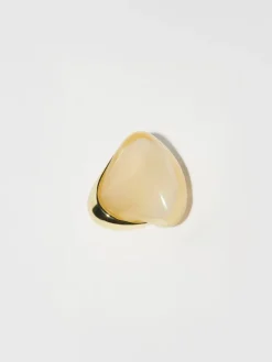 Resin and metal brooch - banana