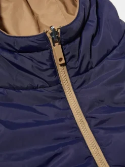 Reversible hooded collar - camel