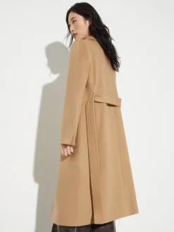 Runaway coat in drap - camel