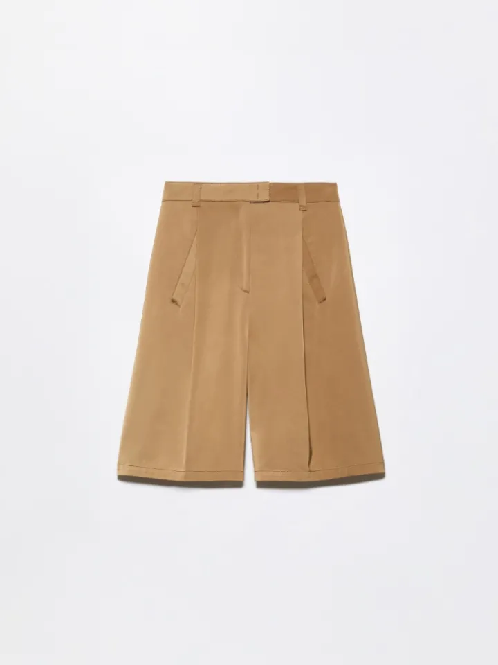 Satin Bermuda shorts - buck