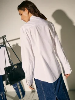 Slim-fit shirt Sami Miró &Co.llaboration - optical white