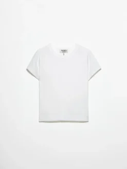 Slim-fit T-shirt Sami Miró &Co.llaboration - optical white