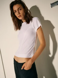 Slim-fit T-shirt Sami Miró &Co.llaboration - optical white