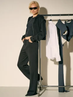 Slim-fit T-shirt Sami Miró &Co.llaboration - black