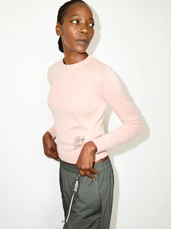 Stone-washed cotton top - antique rose