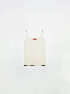 Stretch jersey top - powder