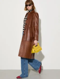 Stretch-tricot turtleneck - beige