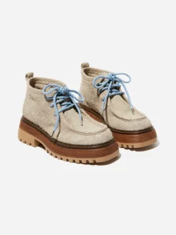 Suede desert boots - turtledove