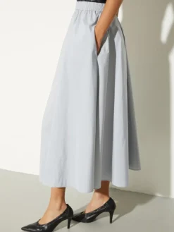 Taffeta corolla skirt - sky-blue