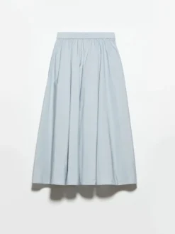 Taffeta corolla skirt - sky-blue