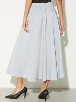Taffeta corolla skirt - sky-blue