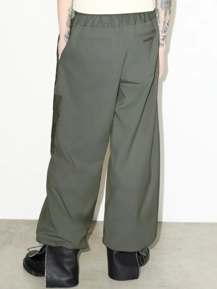 Technical-jersey cargo trousers - kaki