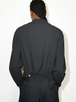 Technical-jersey jacket - black