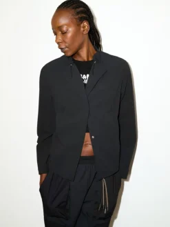 Technical-jersey jacket - black