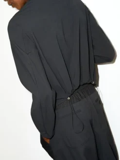 Technical-jersey jacket - black
