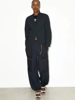 Technical-jersey jacket - black