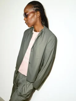 Technical-jersey jacket - kaki