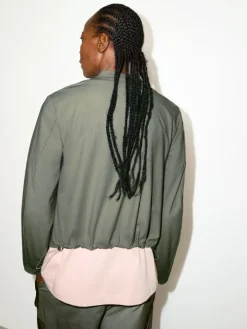 Technical-jersey jacket - kaki