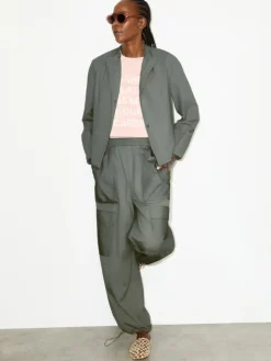 Technical-jersey jacket - kaki