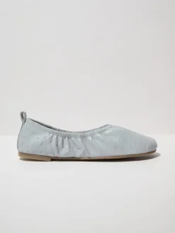 Textured leather ballet flats - avio