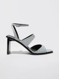 Textured leather sandals - avio
